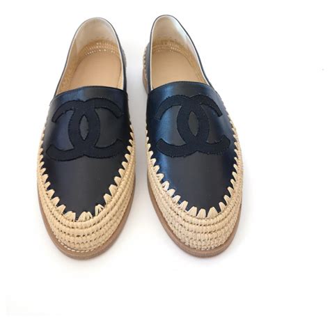 espadrille chanel noir|where to buy chanel espadrilles.